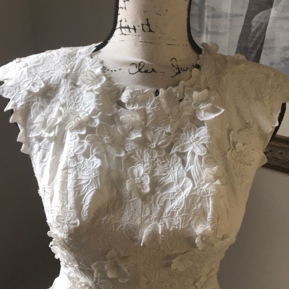 🔥FINAL PRICE🔥Ted Baker White Floral Dress - Picture 2 of 8